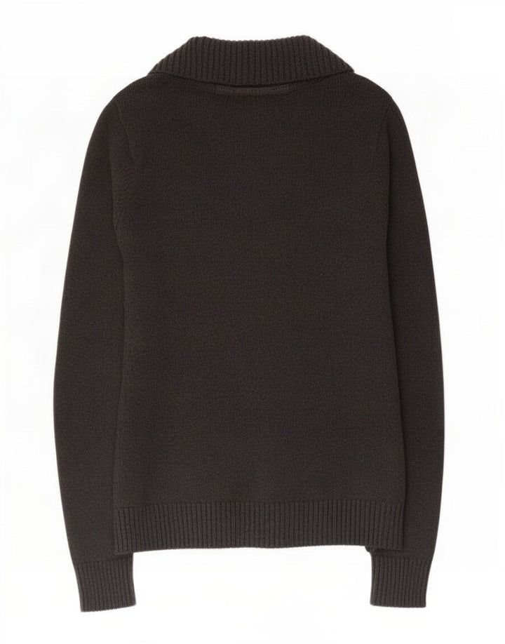 Jack & Jones Mens Cardigan Sweater Small Grey Cotton