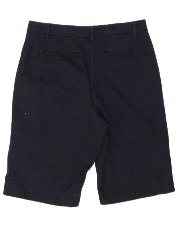 Marks & Spencer Damen Chinoshorts UK 10 Small W30 Marineblaue Baumwolle