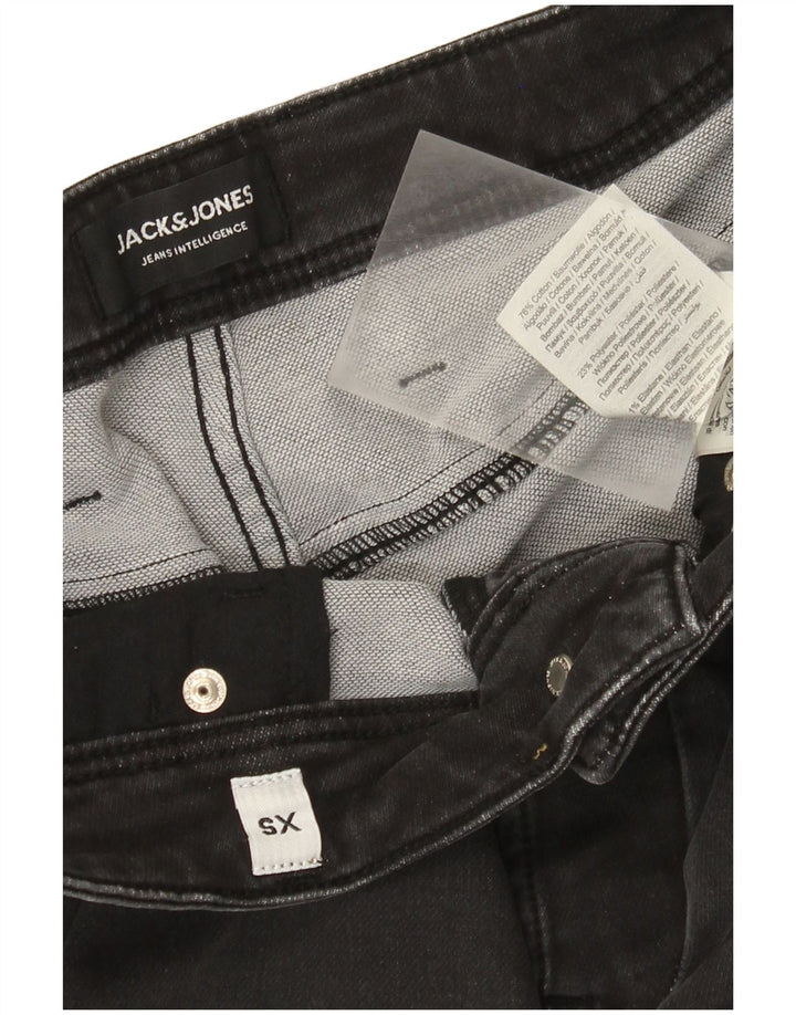 Jack & Jones Herren Regular Denim Shorts XS W28 Graue Baumwolle