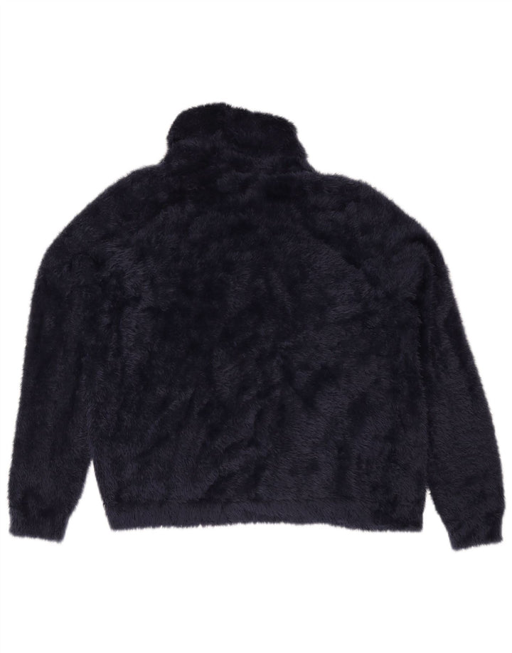 Marks & Spencer Womens Cardigan Sweater UK 18 XL Navy Blue Polyamide