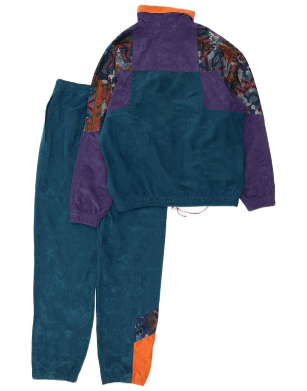 Great Escapes Herre Loose Fit Fuld træningsdragt IT 44 XS Blue Colourblock