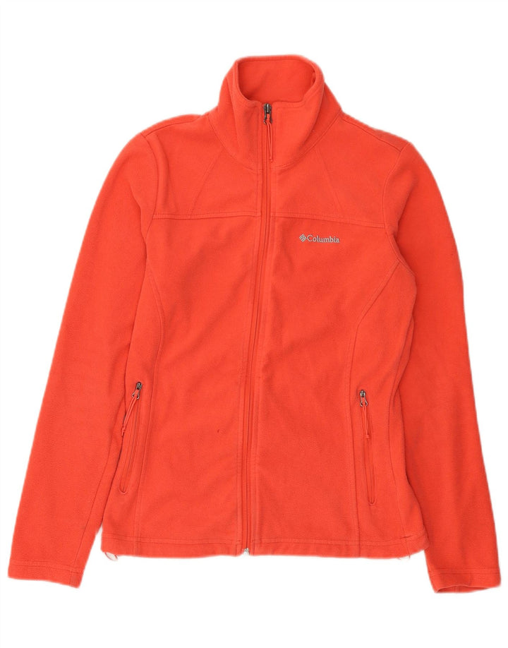 Columbia Womens Fleece Jacket UK 6 XS Pink Polyester