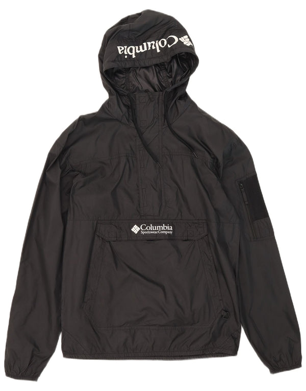 Ανδρικό μπουφάν βροχής με κουκούλα Columbia UK 36 Small Black Polyester