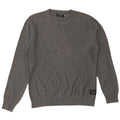 JACK & JONES Herre sweater med rund hals, mellemgrå bomuld