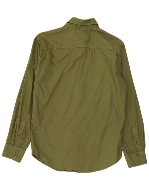 Levi's Mens Standard Fit Shirt Small Khaki Cotton