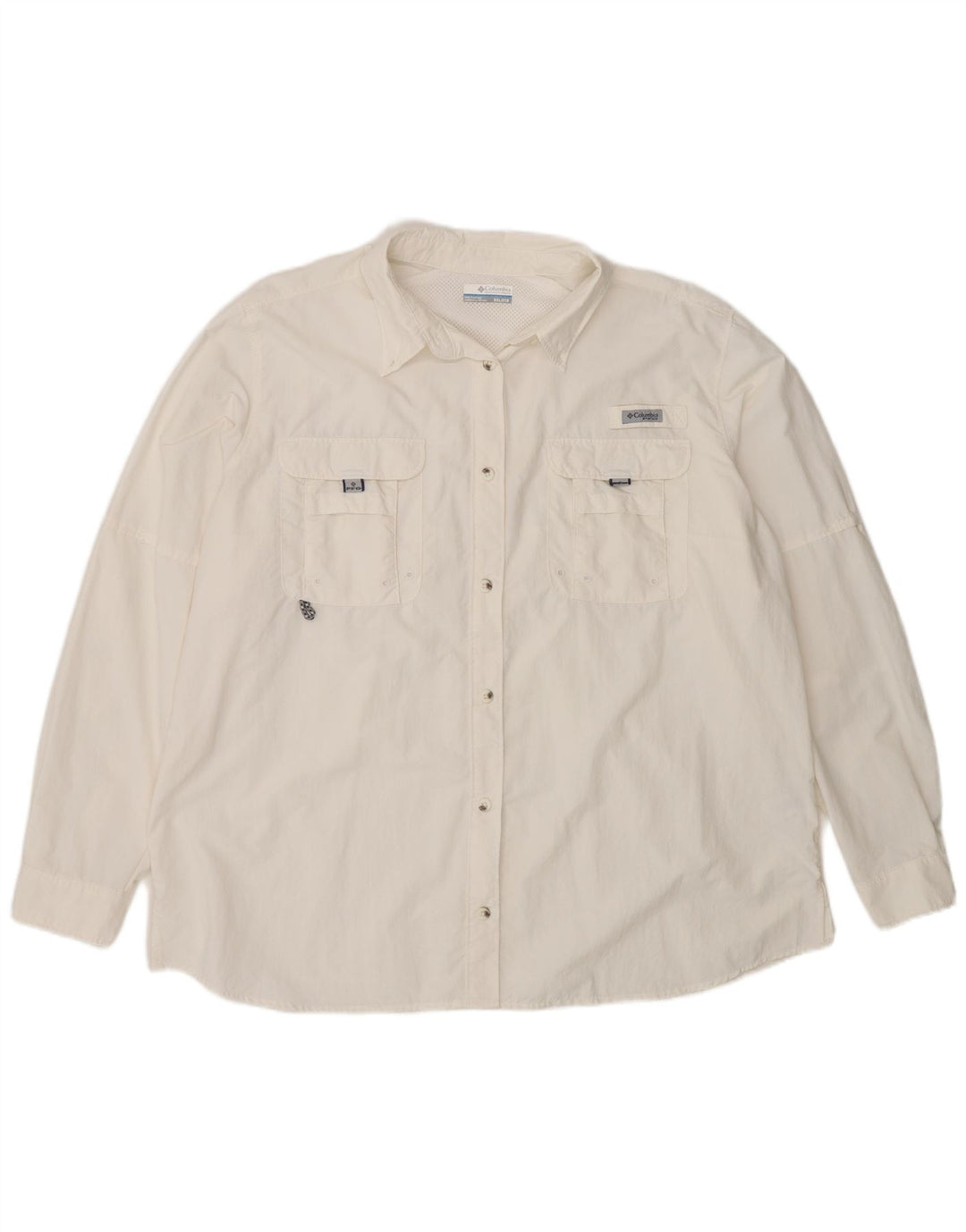 Columbia Herre rejseskjorte 2XL hvid nylon