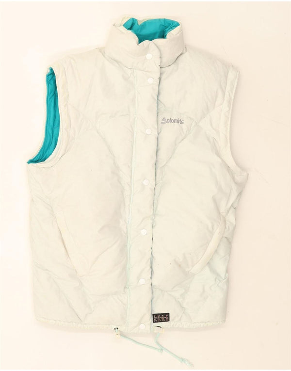 Dolomite Womens Oversized Reversible Gilet Gilet UK 14 Medium White