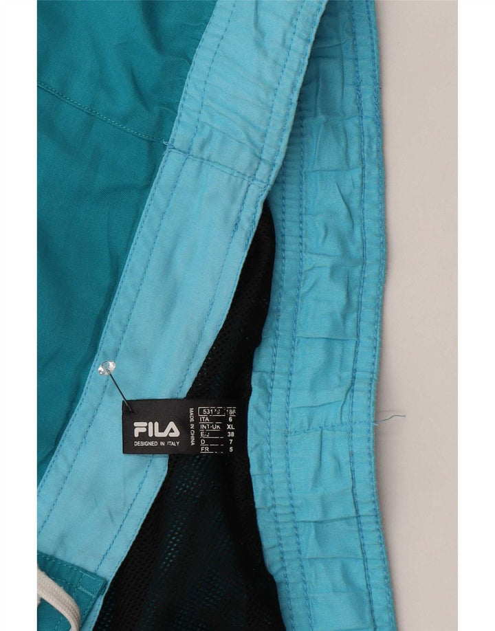 Fila Herren Badeshorts XL Blau Colourblock Polyester