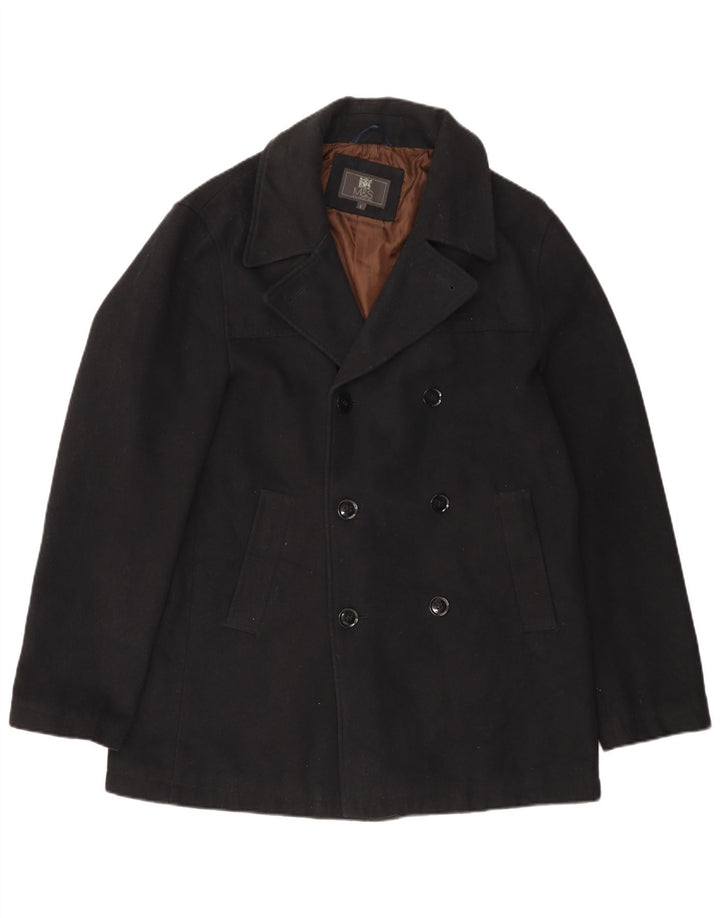 Marks & Spencer Caban pour homme UK 40 Large Noir Polyester