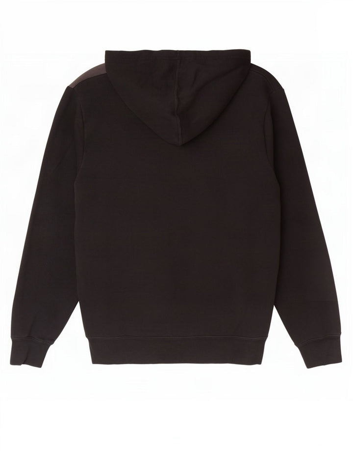 Nike Mens Hoodie Jumper Small Black Colourblock Cotton