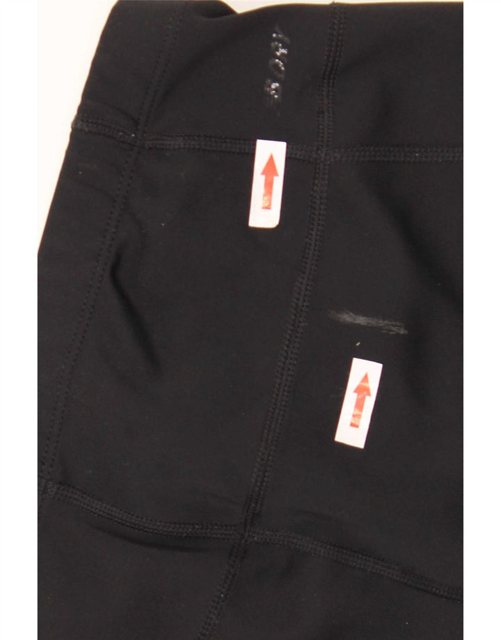 New Balance Womens Graphic Leggings UK 12 Medium Black