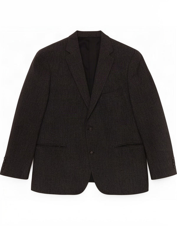 Marks & Spencer Mens 2 Button Blazer Jacket UK 40 Large Grey