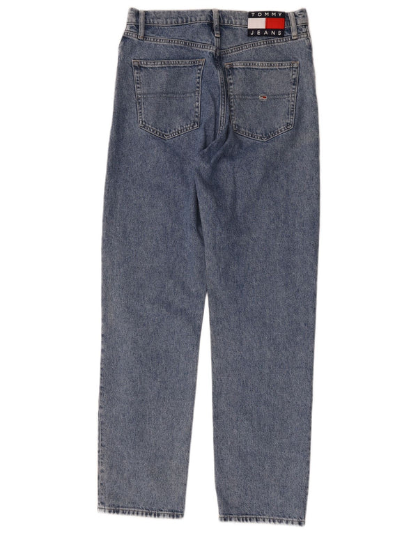 Tommy Hilfiger Damen Straight Jeans W29 L30 Blaue Baumwolle
