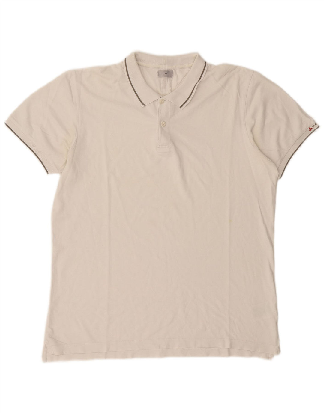PEUTEREY Herren Poloshirt 2XL Weiße Baumwolle