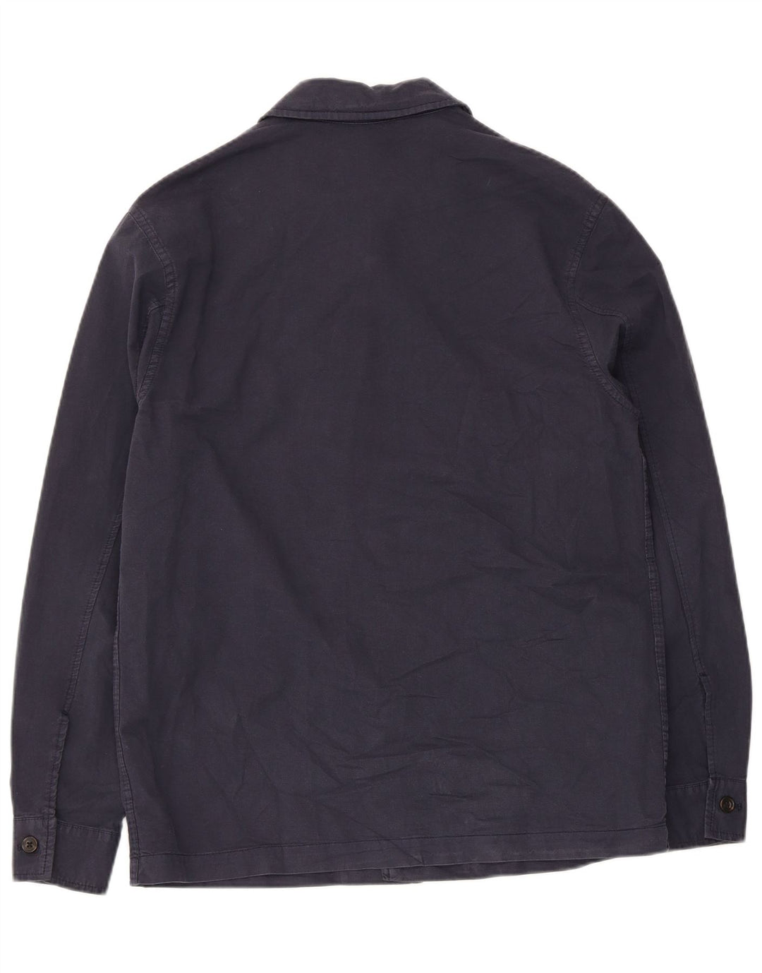 Zara Herreskjorte Medium Navyblå Bomuld