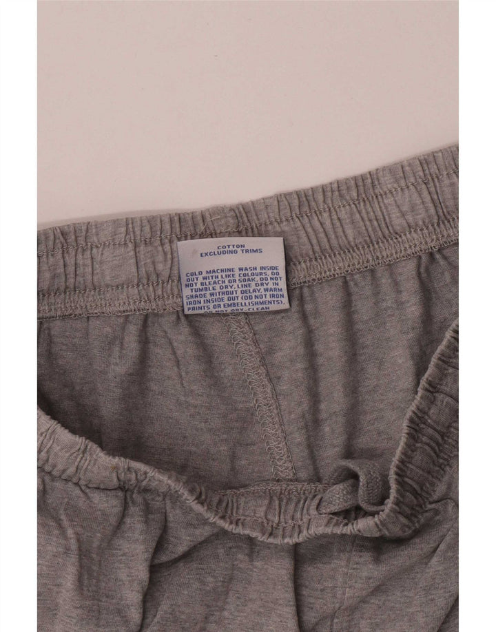Pantaloncini sportivi regolari con grafica da uomo Champion piccoli in cotone grigio