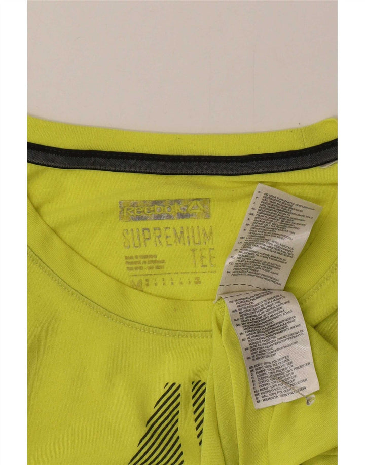 Tricou grafic pentru bărbați Reebok Top Medium Green Poliester