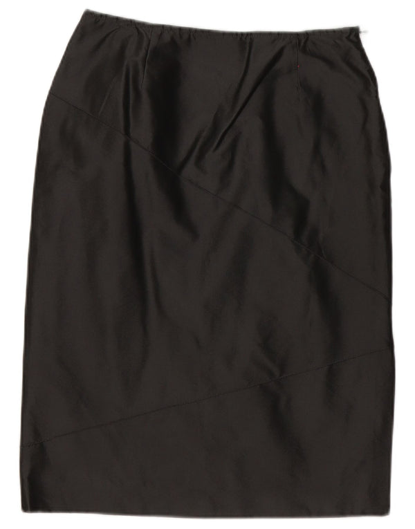 Max & Co. Womens Midi Skirt UK 10 Small W28 Black Polyester