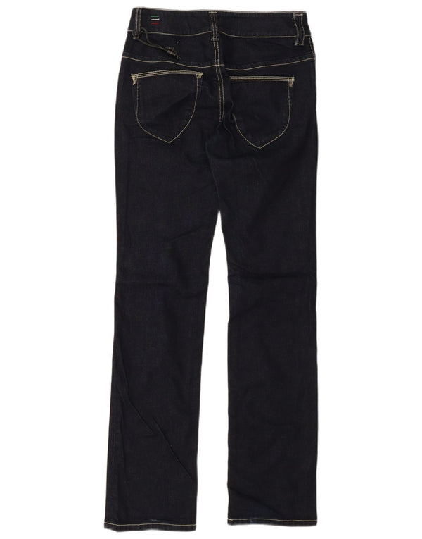 DIESEL Womens Brucke Straight Jeans W29 L30 Navy Blue Cotton