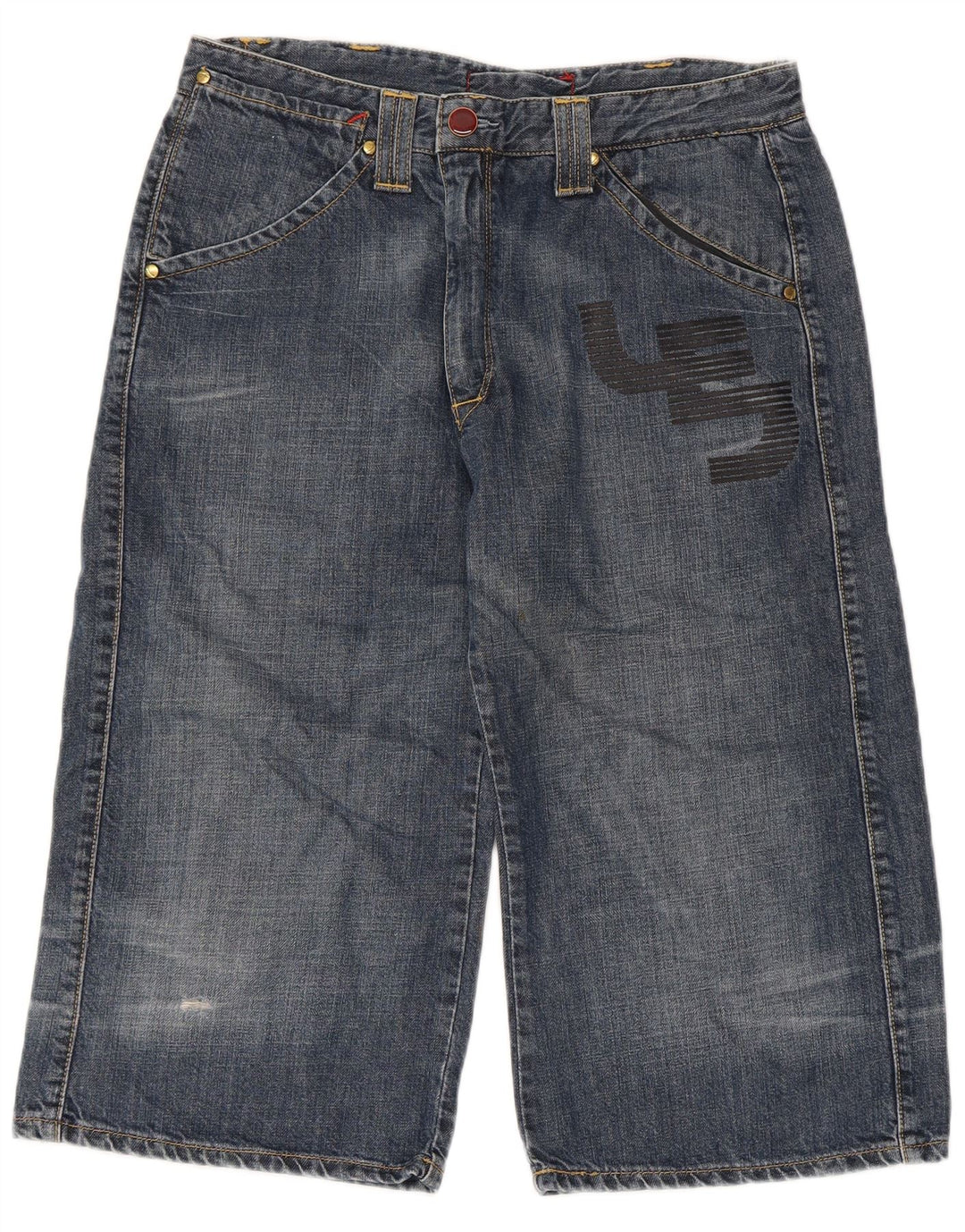 Levi's Bermuda Graphic Denim Homme Medium W32 Bleu Coton