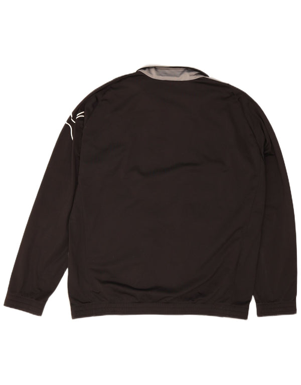 Puma Chaqueta De Chándal Estampada Con Estampado De Hombre Grande Negro Colorblock Deportes
