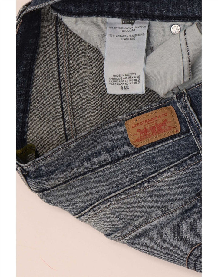 Levi's Dame 524 Super Low Straight Jeans US 9 Medium W30 L30 Blå Bomuld