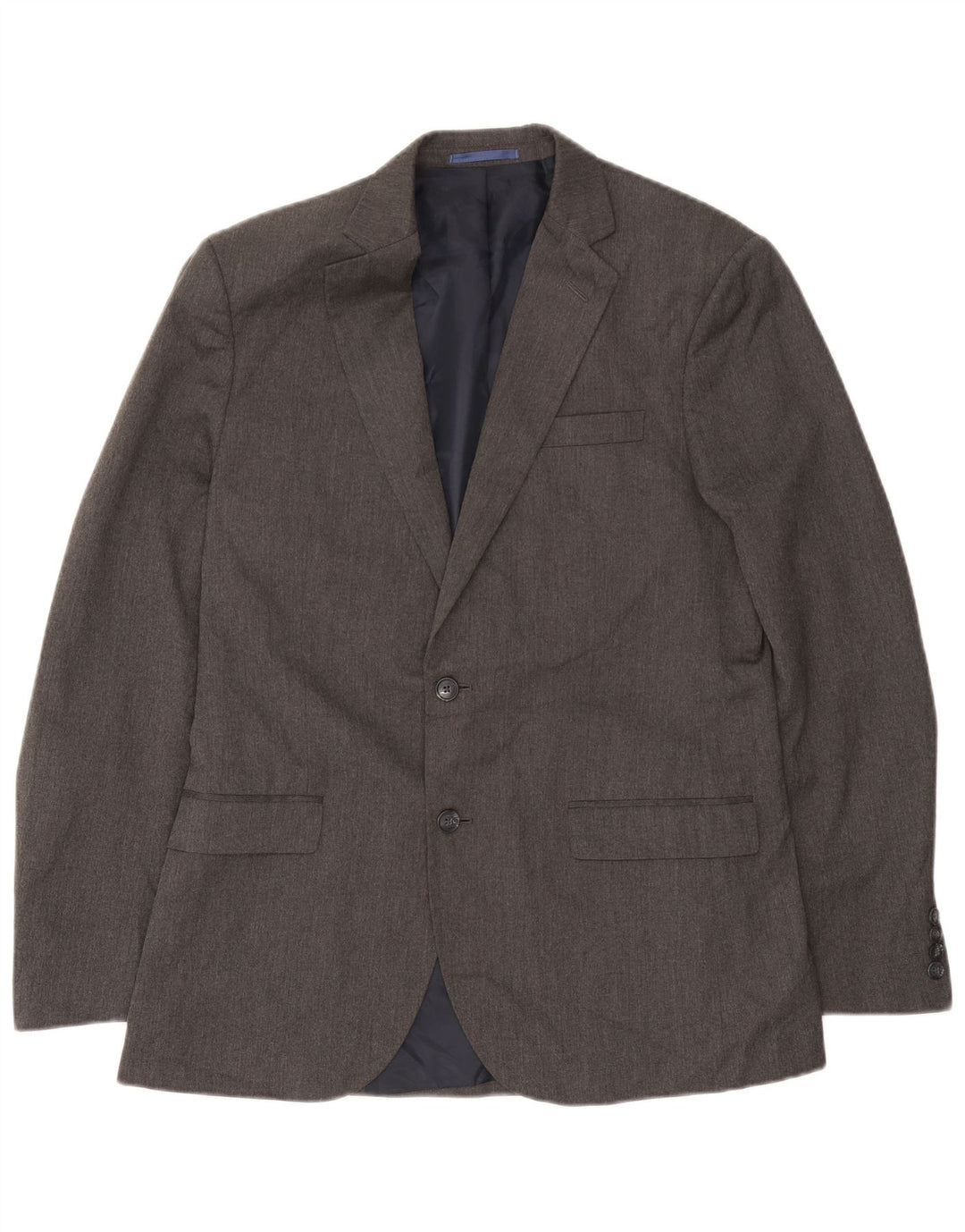 Marks & Spencer Herre 2-knaps blazerjakke UK 40 Stor grå polyester