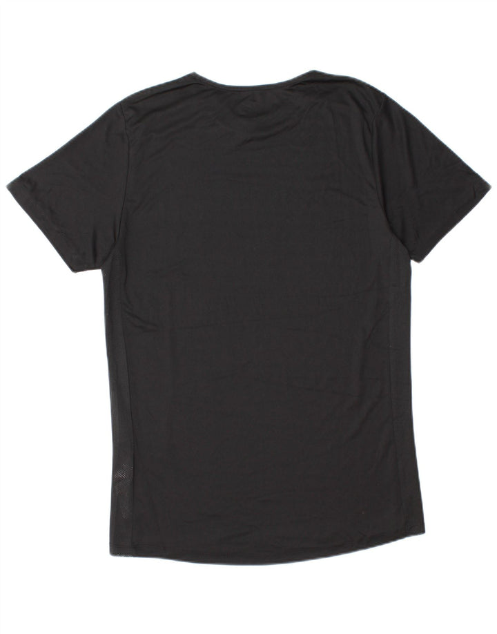 T-shirt męski Umbro z poliestru w małe czarne paski