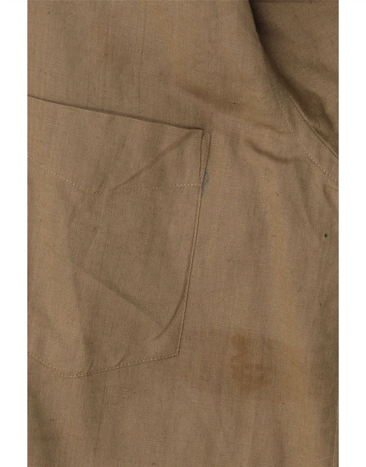 Camicia da uomo Boggi in cotone kaki medio