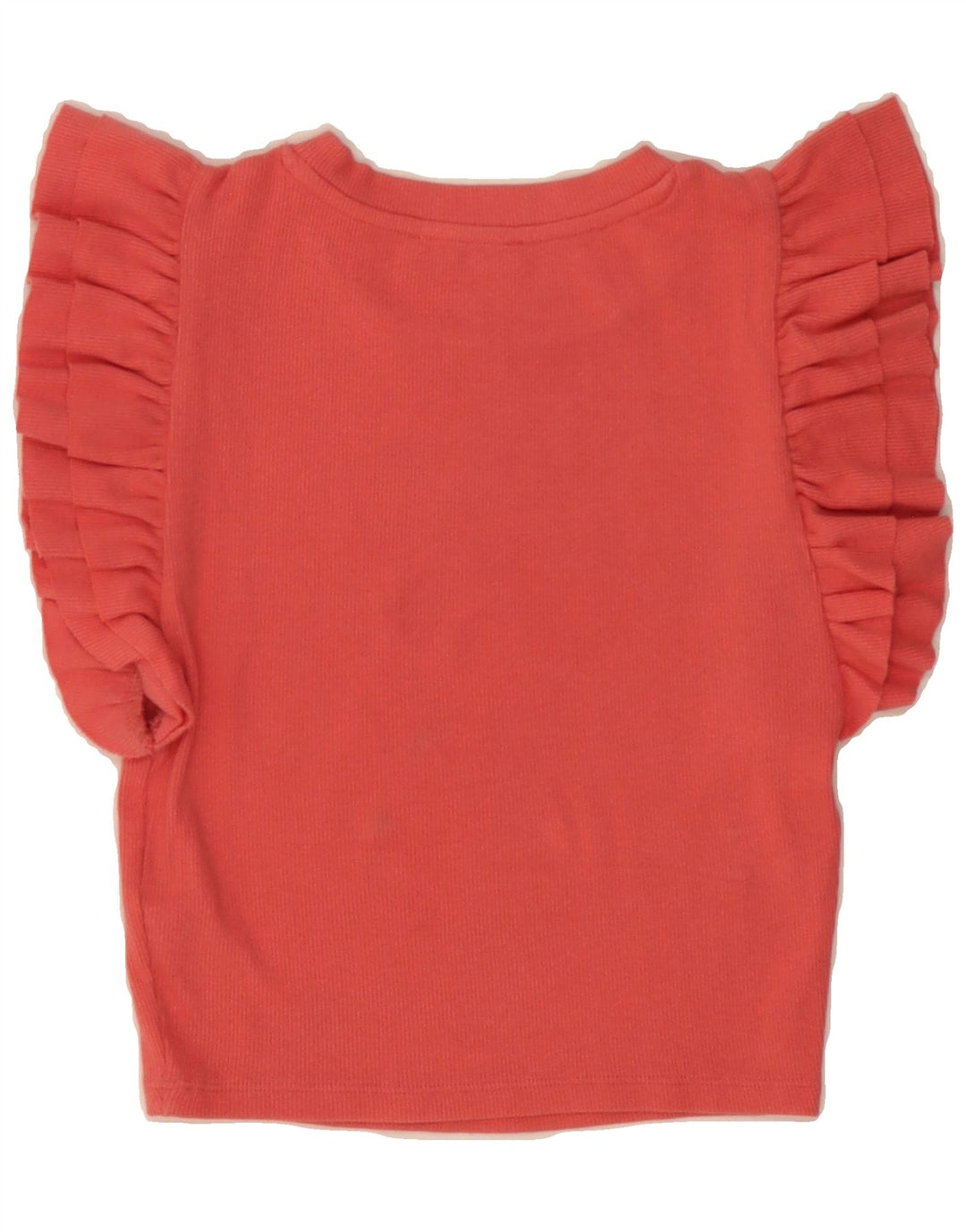 ZARA Womens Crop Blouse Top UK 12 Medium Pink Cotton Vintage Zara and Second-Hand Zara from Messina Hembry 