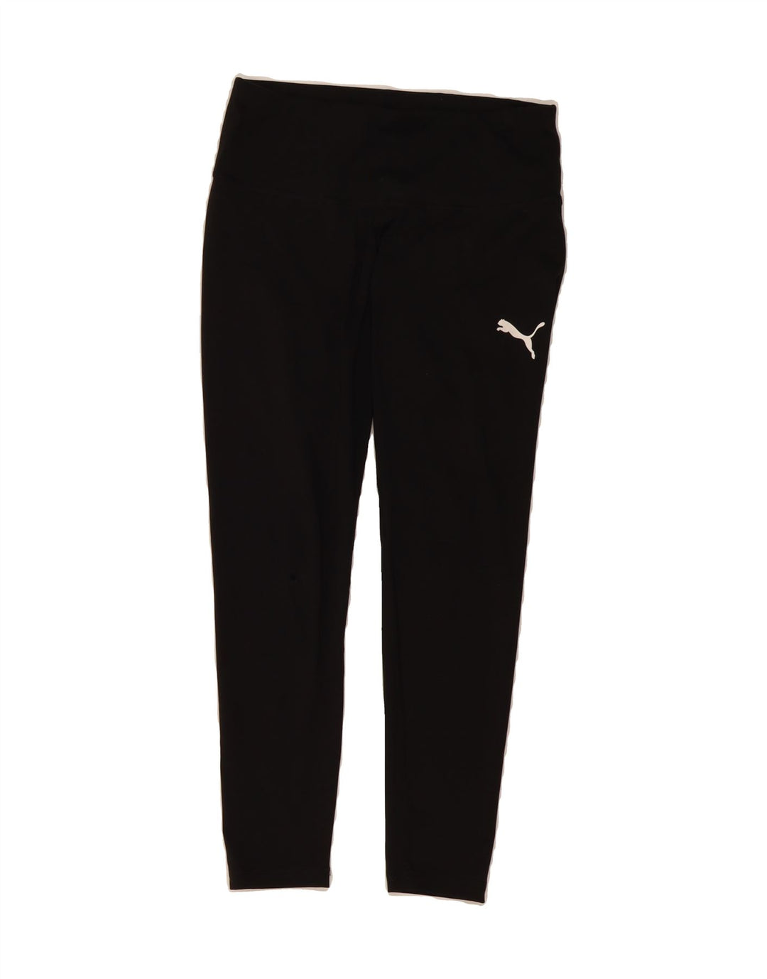 PUMA Womens Crop Leggings UK 14 Large Black Vintage Puma and Second-Hand Puma from Messina Hembry 