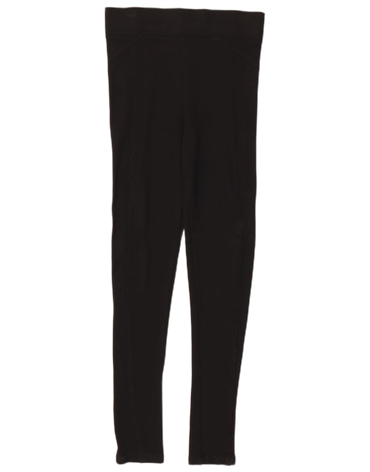 Topshop Womens Leggings UK 8 Small Black