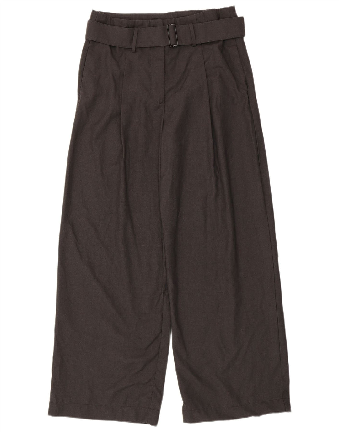 ZARA Womens Wide Leg Casual Trousers Medium W28 L29 Grey Polyester