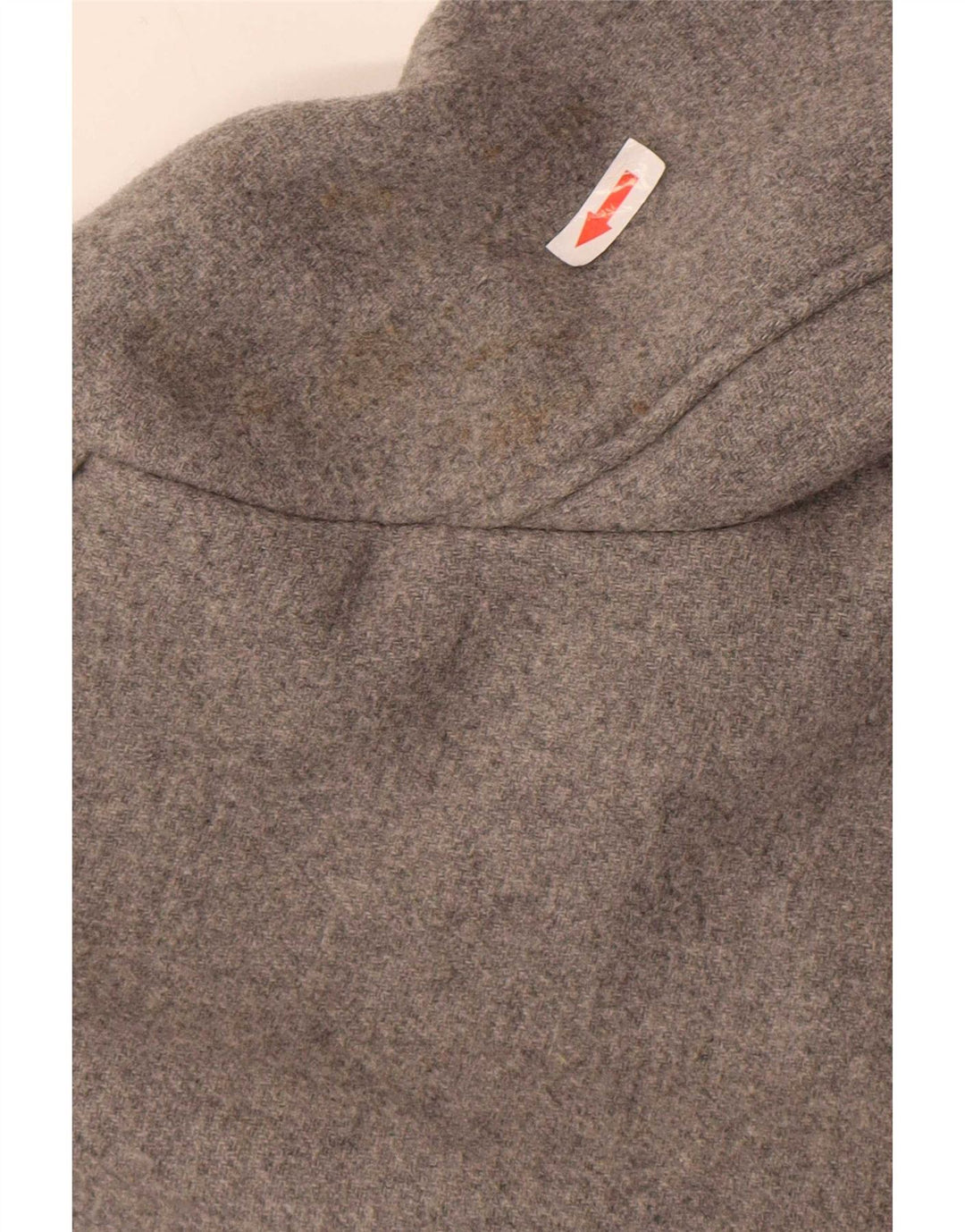 Zara Mujer Trafaluc Pea Coat UK 6 XS Gris Poliéster