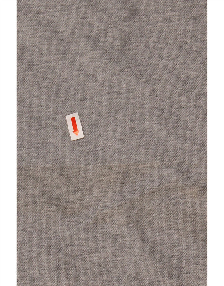 Izod Mens Polo Shirt 3XL Grey Cotton