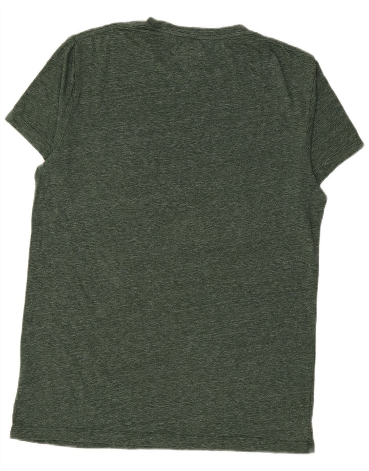 JACK WILLS Mens T-Shirt Top Large Green Cotton