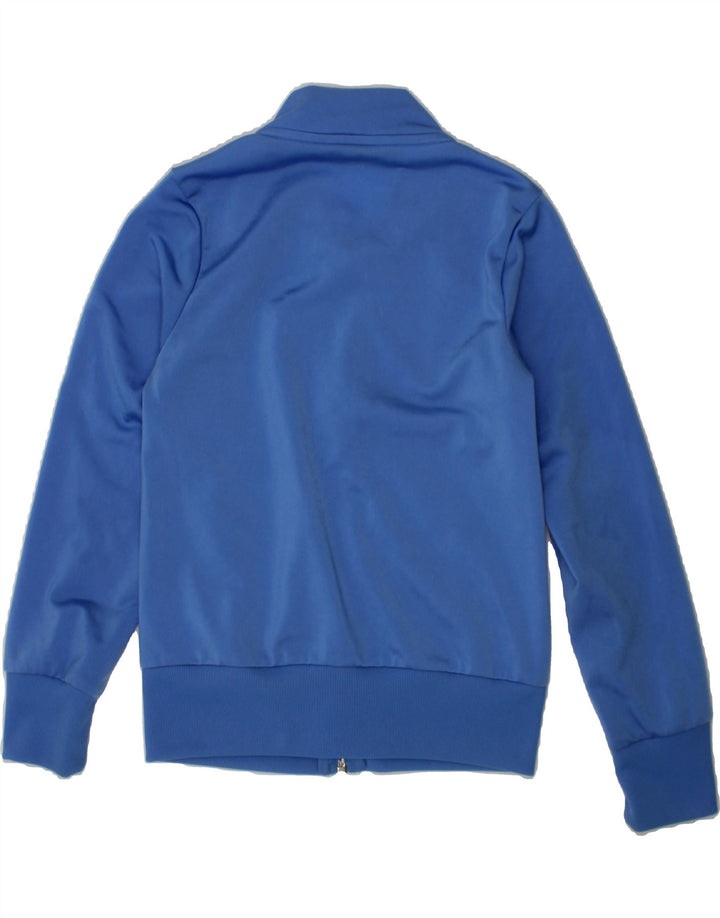 ADIDAS Boys Graphic Tracksuit Top Jacket 7-8 Years Blue Polyester Vintage Adidas and Second-Hand Adidas from Messina Hembry 