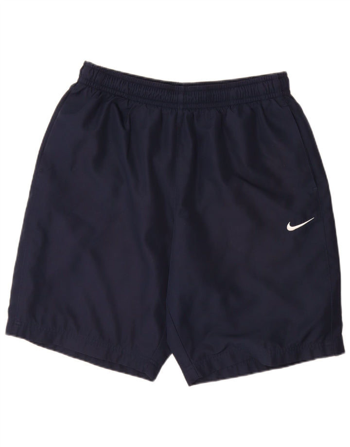 Męskie spodenki sportowe NIKE, duże, granatowe, z poliestru