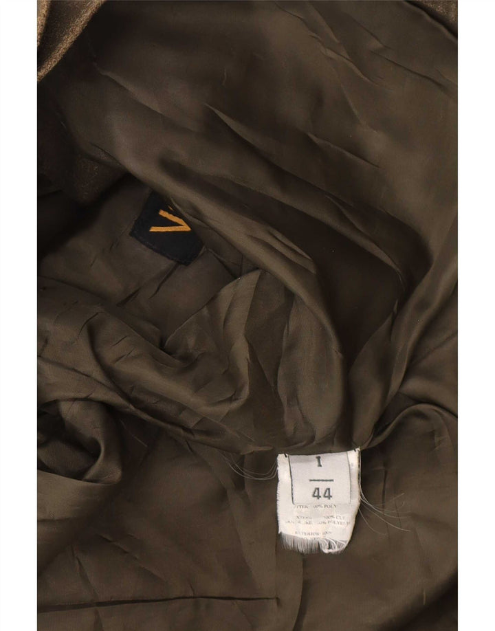 Vintage Γυναικείο Δερμάτινο Μπουφάν IT 44 Medium Khaki