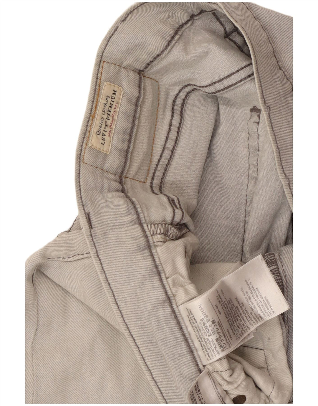 LEVI'S Herre 511 Slim Jeans W32 L30 Blå Bomuld