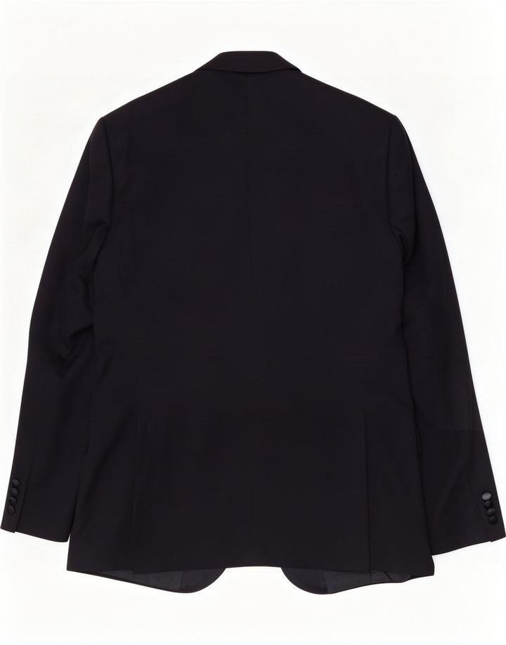 Marks & Spencer Giacca lunga da uomo a 2 bottoni UK 42 XL Blu navy