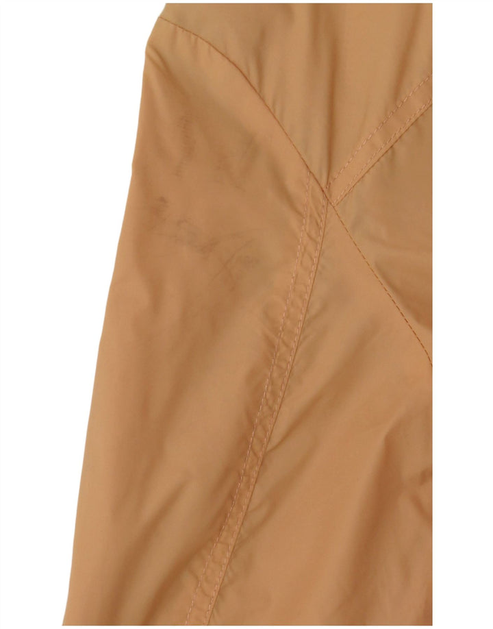 Zu Elements Womens Crop Bomber Jacket UK 10 Small Beige Polyamide