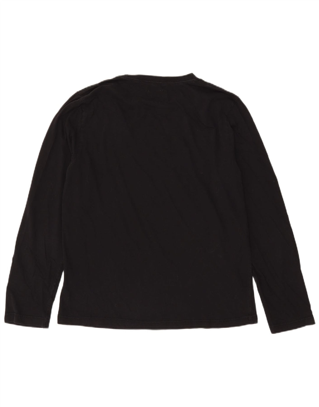 Wrangler Mens Graphic Top Long Sleeve XL Black Cotton