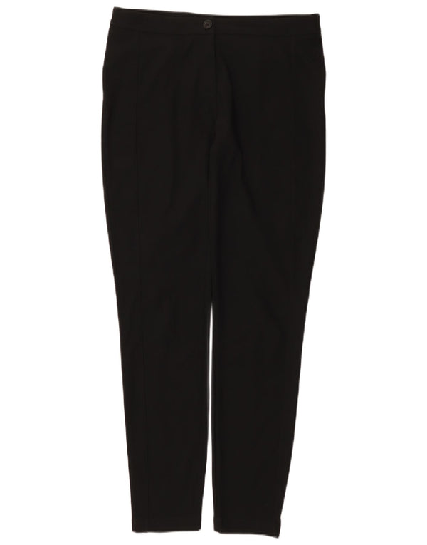 Benetton Damen Skinny Freizeithose UK 12 Medium W32 L30 Schwarz Polyester