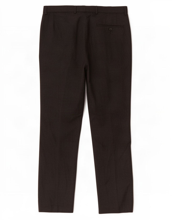 Marks & Spencer Mens Slim Fit Suit Trousers W32 L29 Grey Polyester