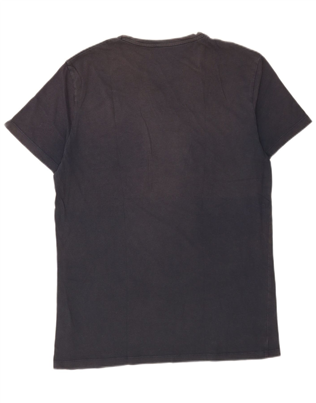 Timberland Mens Graphic T-Shirt Top Medium Navy Blue Cotton