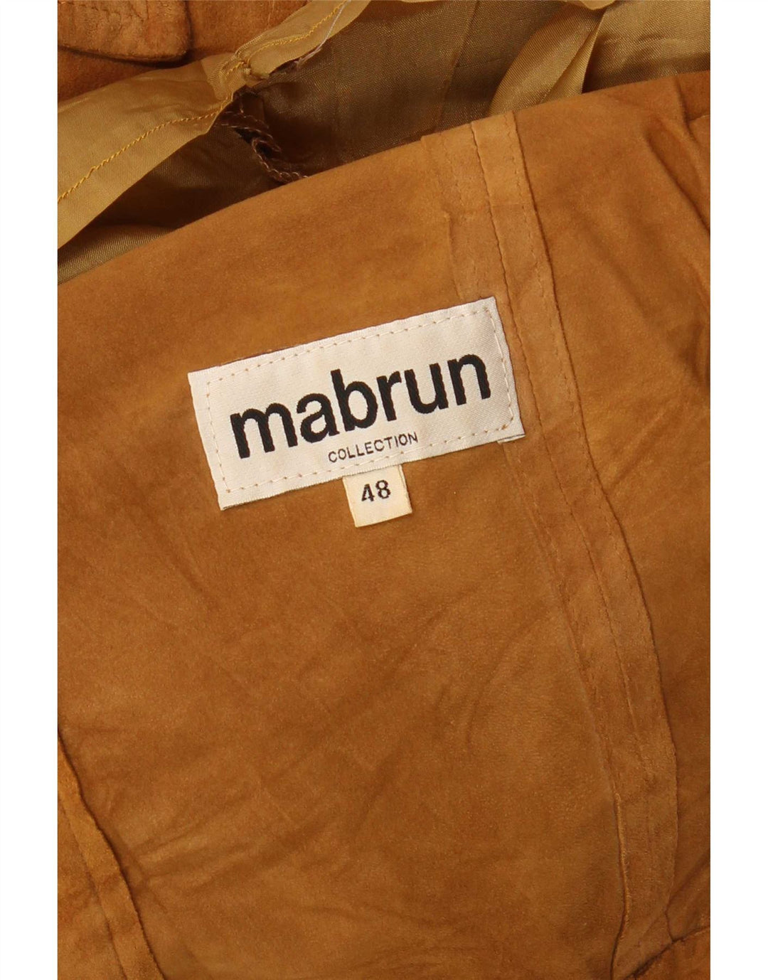 Jaqueta de camurça feminina Mabrun IT 48 XL bege