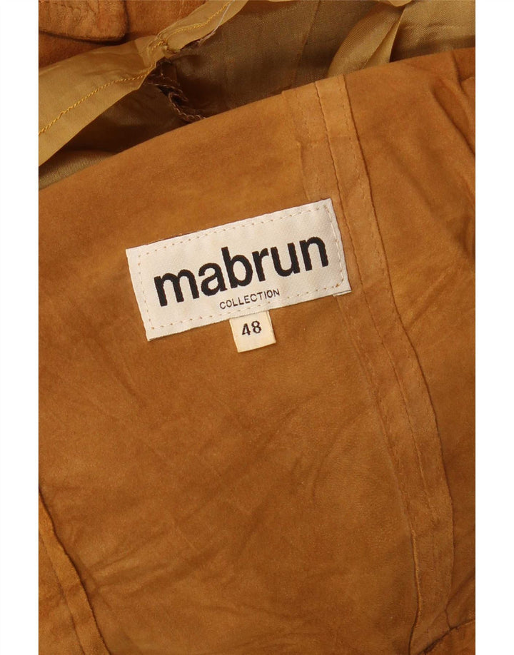 Jaqueta de camurça feminina Mabrun IT 48 XL bege