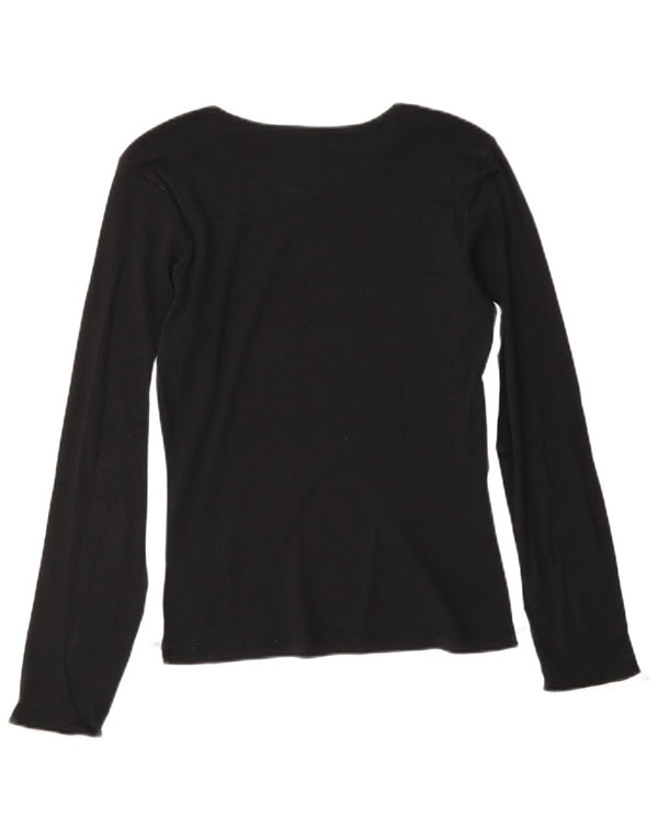 Champion Womens Graphic Top μακρυμάνικο UK 18 XL Black Cotton Sports