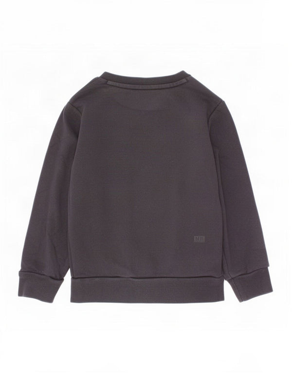 Adidas Boys Graphic Sweatshirt Jumper 2-3 Years Black Cotton